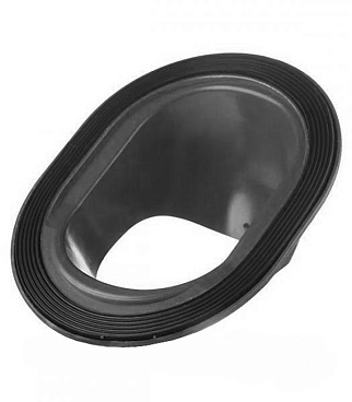 Проходной элемент Поливент для готовой кровли из гибкой черепицы серый RAL 7015