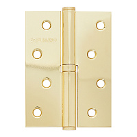 Петля Fuaro карточная правая разъемная 100х75 мм латунь