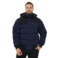 Куртка мужская утепленная Delta Plus Randers 52 рост 172-180 см темно-синяя/черная