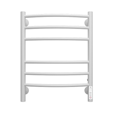 Полотенцесушитель электрический Terminus Классик П6 600х450 мм 119 Вт с терморегулятором белый