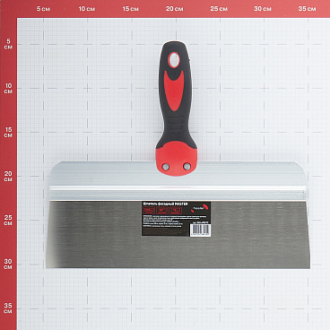 Шпатель фасадный Hesler Master 300 мм с эргономичной ручкой и широким полотном (540-678213)