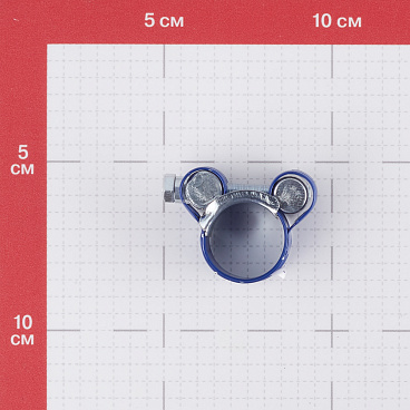 Хомут силовой Hard-Fix 20-22 мм оцинкованная сталь с полимерным покрытием одноболтовый