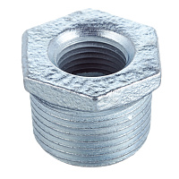 Футорка Gebo Platinum (241-25V) 1 НР(ш) х 1/2 ВР(г) чугунная оцинкованная