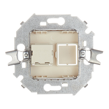 Розетка телефонная Simon 15 встраиваемая слоновая кость RJ11 (1591480-031)