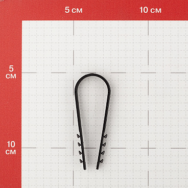 Дюбель-хомут для круглого кабеля Navigator 19-25 мм черный (50 шт.) (142101)