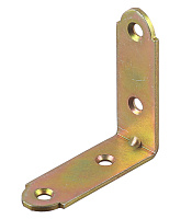 Уголок узкий оцинкованный 50х50х17х2 мм с желтой пассивацией