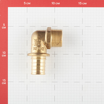 Угол Stout 32 мм х 1 НР(г) латунный (SFA-0005-003210)