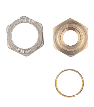 Соединитель прямой 20 обж(ц) х 1/2 НР(ш)