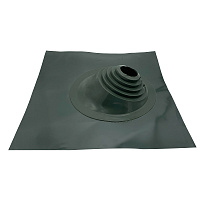 Проходка кровельная КМ 505х505 мм для дымоходов d75-200 мм зеленый силикон