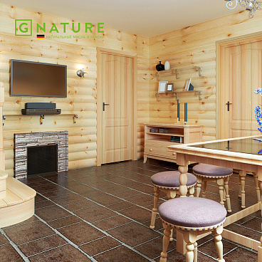 Масло GNature Hartöl для дерева с твердым воском бесцветное матовое 0,75 л