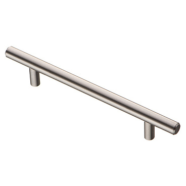 Ручка-рейлинг мебельная Kerron Metallic d12 мм металлическая сталь (R-3020-128 ST)