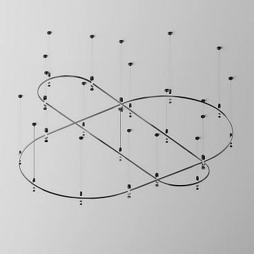 Шинопровод накладной/подвесной Technical TRX154-2SR-D1500-B