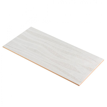 Плитка декор Нефрит Тендре волна серая 500x250x9 мм