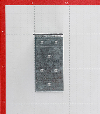 Уголок соединительный оцинкованный 80х80х40х2 мм