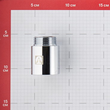 Удлинитель Valtec 40 мм х 1 ВР(г) х 1 НР(ш) хром латунный (VTr.198.C.0640)