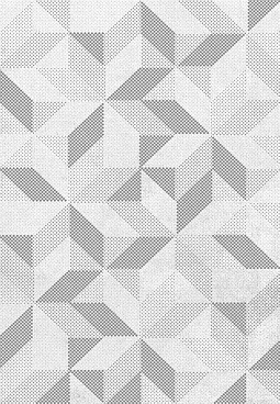 Плитка декор Axima Дорадо серая геометрия 400x280x8 мм