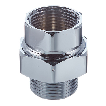 Американка прямая 1 ВР(г) х 1 НР(ш) хром латунная