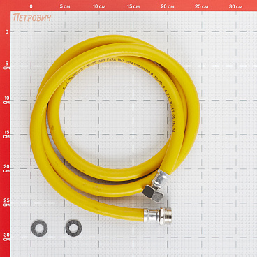 Шланг для газа ПВХ армированный Elka 3/4 НР(ш) х 3/4 ВР(г) 200 см желтый