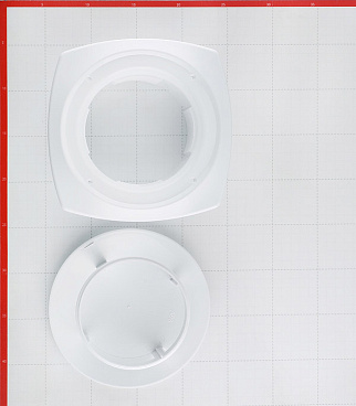 Анемостат вытяжной регулируемый Era с фланцем d125 мм белый