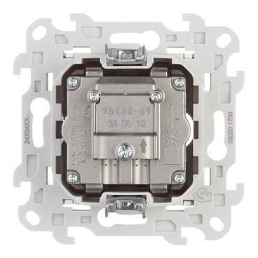 Розетка телевизионная Simon 24 Harmonie встраиваемая белая TV/ SAT (2410487-030)