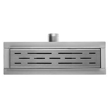 Лоток душевой Ore с гидрозатвором 300х65 мм d40 мм решетка из нержавеющей стали (Drain H3)