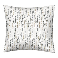 Наволочка 70х70 тенсель серо-бежевая Mona Liza Fred (2 шт.)