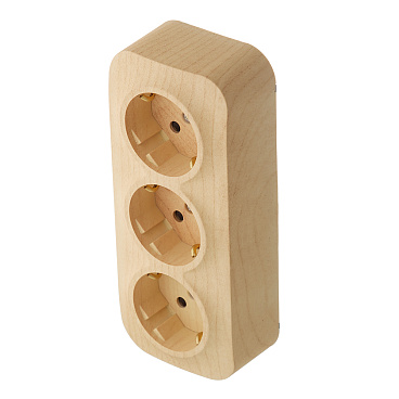 Розетка Legrand Quteo накладная дерево (782288)