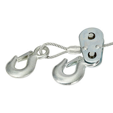 Лебедка шестеренчатая тросовая Зубр 4 т (43105-4)