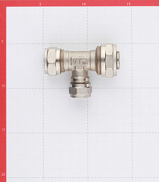 Тройник VALTEC (VTm.331.N.261620) 26 обж(ц) х 16 обж(ц) х 20 обж(ц)