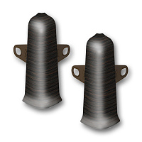 Угол наружный Деконика 70 мм венге темный Г-профиль (2 шт.)