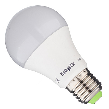 Лампа светодиодная Navigator E27 2700К 10 Вт 800 Лм 220 В груша A60 матовая диммируемая