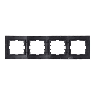 Рамка Lezard Karina четырехместная черный бархат (707-4200-149)