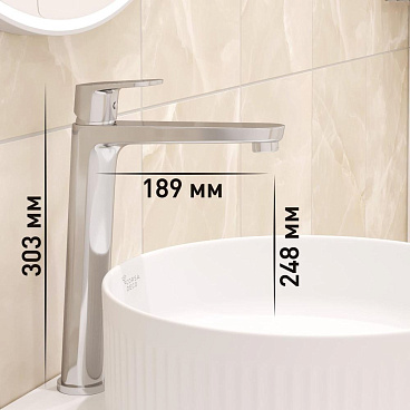 Смеситель для раковины высокий Corsa Deco CX однорычажный хром (FBCXL)