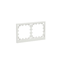 Рамка DKC Kant двухместная белый песок (7010904DIY)