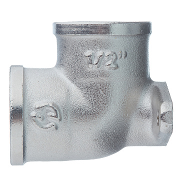 Водорозетка Stout 1/2 ВР(г) х 1/2 ВР(г) никелированная латунная (SFT-0039-000012)