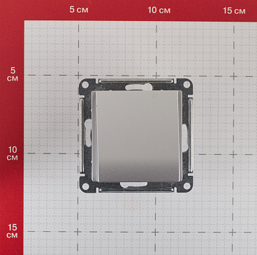 Вывод кабеля Systeme Electric AtlasDesign встраиваемый алюминий (ATN000399)