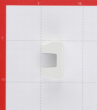 Заглушка для кабель-канала DKC Viva белая 1 модуль (45016)