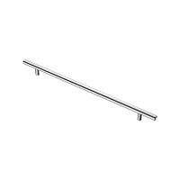 Ручка-рейлинг мебельная Kerron Metallic d10 мм металлическая хром (R-3010-288)