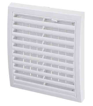 Решетка вентиляционная пластиковая приточно-вытяжная Era РРП 150х150 мм регулируемая белая