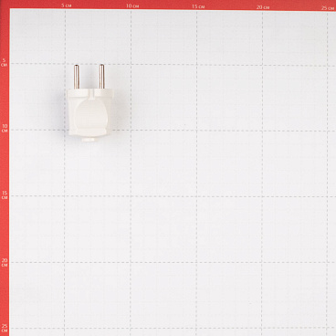 Вилка прямая без заземления 6 А 250 В Navigator белая (613581/)