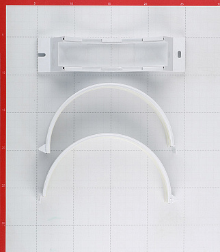 Держатель для круглых воздуховодов ERA с уплотнителем пластиковый d160 мм