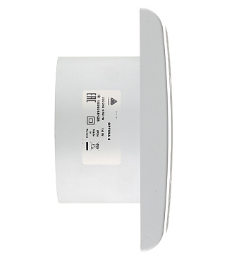 Вентилятор осевой Auramax Optima 150х150 мм d100 мм белый