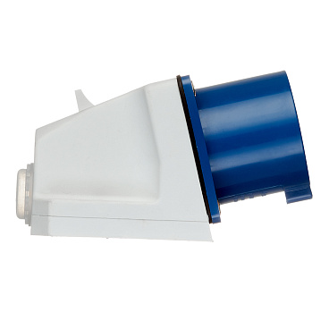 Вилка силовая угловая настенная EKF PROxima 2Р+РЕ 32 А 220 В IP44