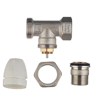 Клапан термостатический Tiemme 3/4 НР(ш) х 3/4 ВР(г) для радиатора (3300015)