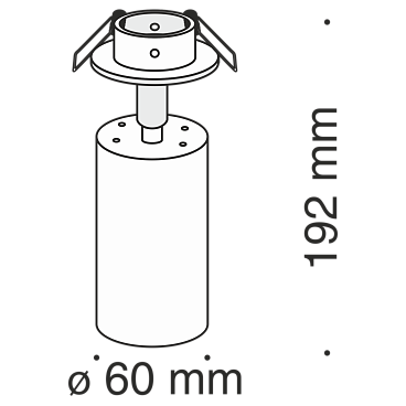 Встраиваемый светильник Technical C018CL-01W