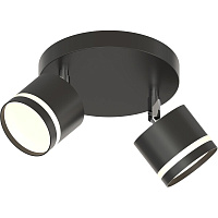 Спот потолочный Schaffner Salomon GX53 30 Вт 5 кв.м черный IP20 (4740-2 BK)