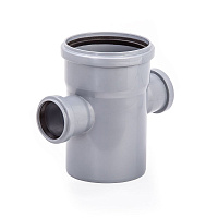 Крестовина Lammin d110х50х50 мм 87,5° пластиковая одноплоскостная для внутренней канализации (Lm35021050509)