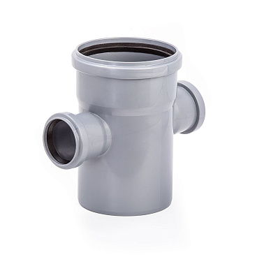 Крестовина Lammin d110х50х50 мм 87,5° пластиковая одноплоскостная для внутренней канализации (Lm35021050509)
