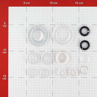 Набор сантехнических прокладок силиконовых Сантехник №2