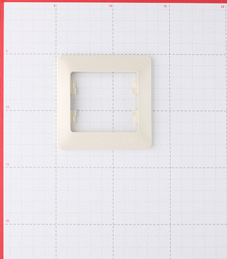 Рамка Systeme Electric Glossa oдноместная бежевая (GSL000201)